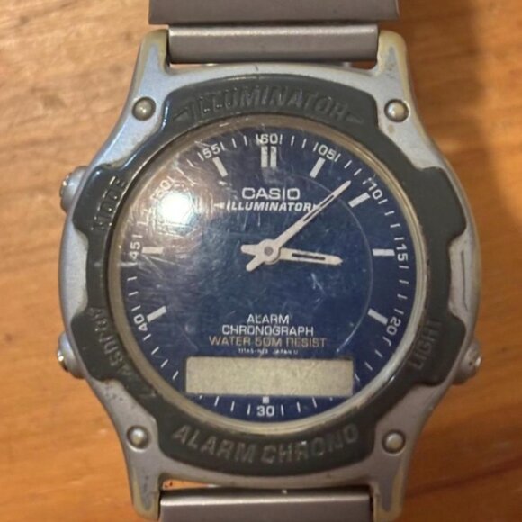 Vtg 90s Casio F-105W Illuminator Digital Watch Japan Made EDC - $30 - Picture 2 of 4